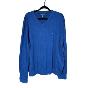 Tommy Hilfiger Men’s Lightweight Sweater – Blue, Size XXL